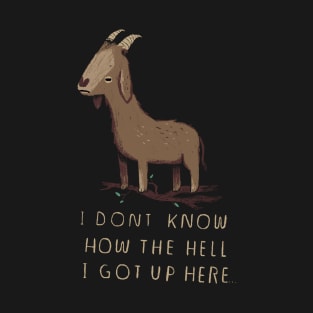 the mystery of tree climbing goats T-Shirt