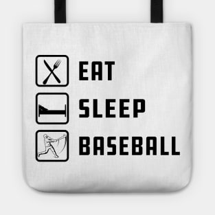 Baseball - Eat Sleep Baseball Tote