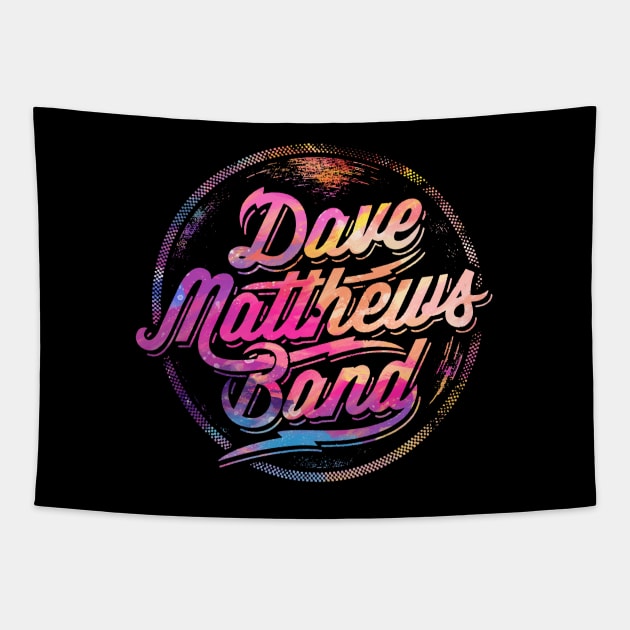 Dave Matthews Logo Circle abstrack Tapestry by mashudibos