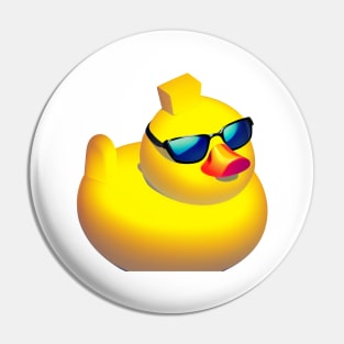 Rubber Duck with Sunglasses Pin