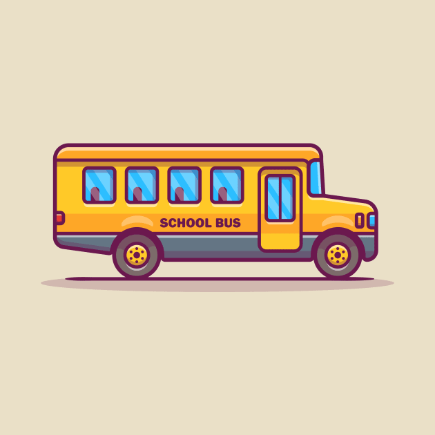 School Bus Cartoon by Catalyst Labs