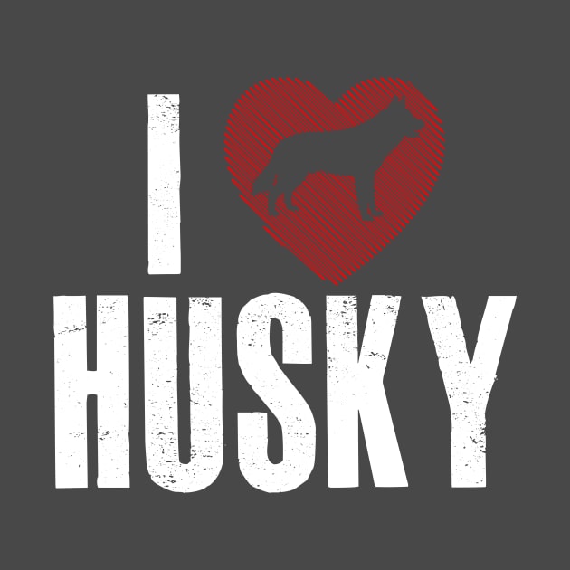 I love my Husky by bashirtdesign