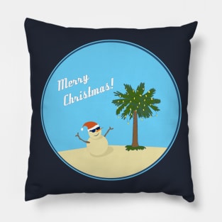 Merry Christmas! beach Pillow