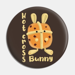 Hot Cross Bunny Pin