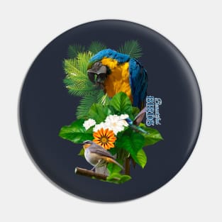 Macaw beautiful bird Pin