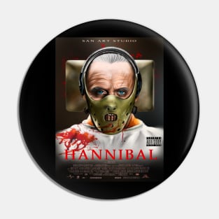 Hannibal Lecter, artwork Pin