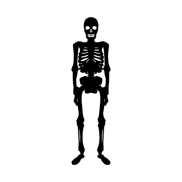 Standing Skeleton Silhouette by AustralianMate