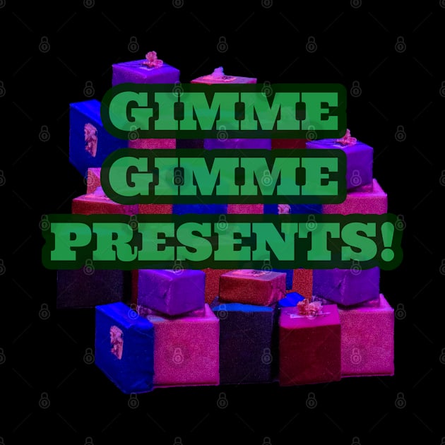 Gimme Gimme Presents Green by wildjellybeans