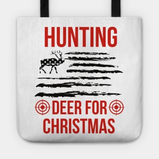 Hunting Deer For Christmas Tote