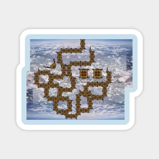 Fractals&Mountains&Emojis Oh My Magnet