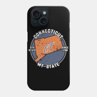 Connecticut My State Patriot State Tourist Gift Phone Case