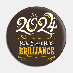 Bursting Brilliance: 2024 Design Pin