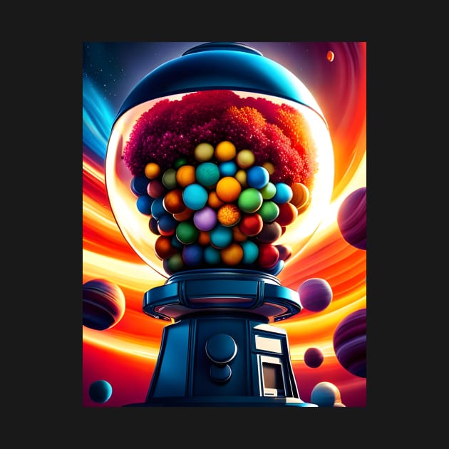 Cosmic gumball machine by thali6