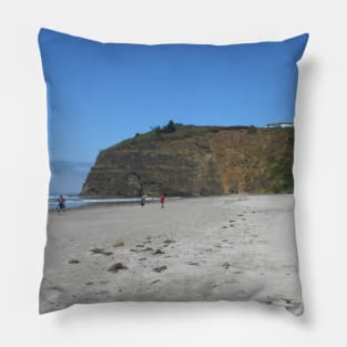 Oregon Coast Jade Beach Nature Photography Pacific Northwest Pillow