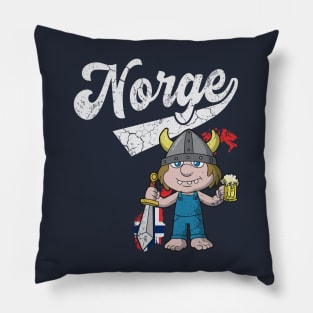Norge Norwegian Beer Troll Norway Pillow
