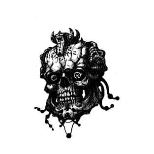 cyberpunk skull T-Shirt