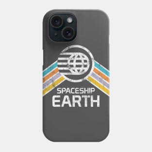 Spaceship Earth Vintage Distressed Design Phone Case