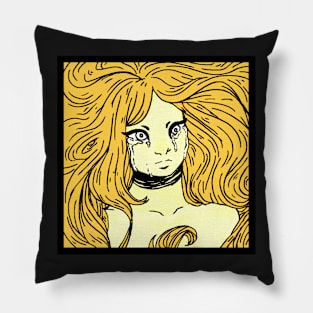 yellow girl 3# Pillow