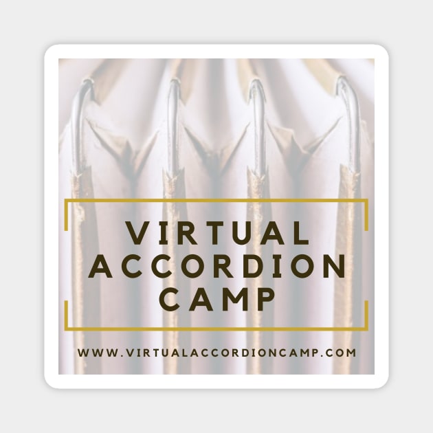 Virtual Accordion Camp (with Bellows) Magnet by Alex Cumming Music