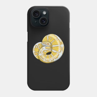 8bit albino ball python Phone Case