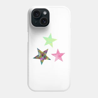 Patterned stars Phone Case