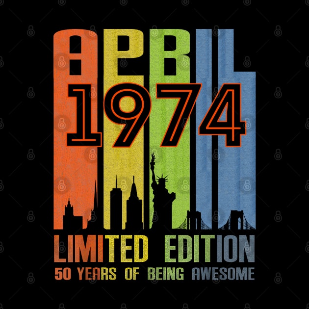 April 1974 50 Years Of Being Awesome Limited Edition by TATTOO project