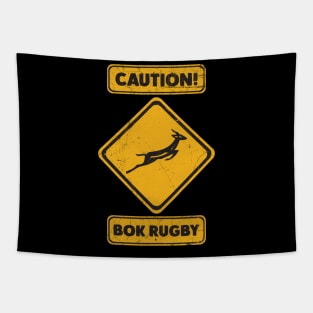 Caution - SpringBoks Crossing Tapestry