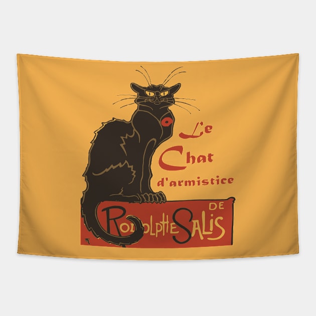 Tournee du Chat Noir D Armistice Veterans Day Tapestry by taiche