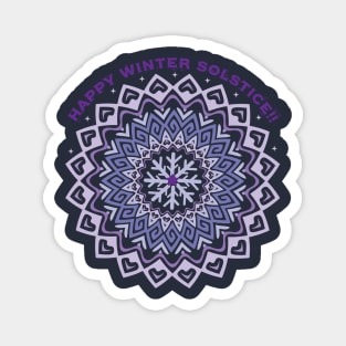 Winter Solstice Mandala Magnet