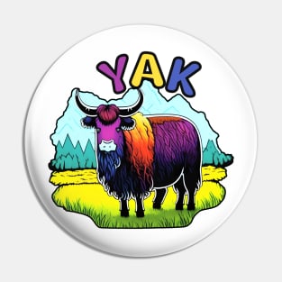 Animal Alphabet - Y for Yak Pin