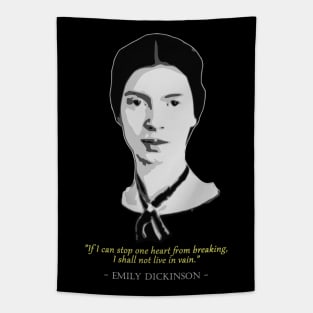 Emily Dickinson Quote Tapestry