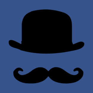 Bowler Hat and Mustache T-Shirt