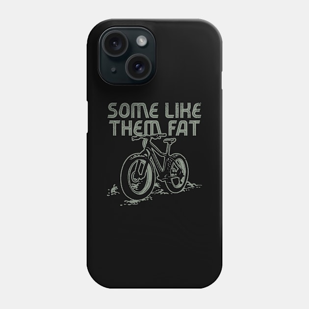 Cycling Fat Tire Mountain Bike Bicycling Biker Phone Case by Tom´s TeeStore