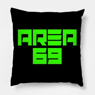 Funny Alien Design Area 69 Ufo Pillow