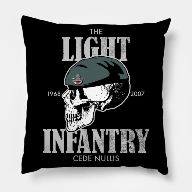 The Light Infantry (distressed) Pillow by TCP