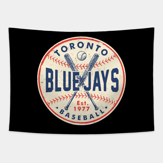 Vintage Toronto Blue Jays 2 by Buck Tee Tapestry by Buck Tee