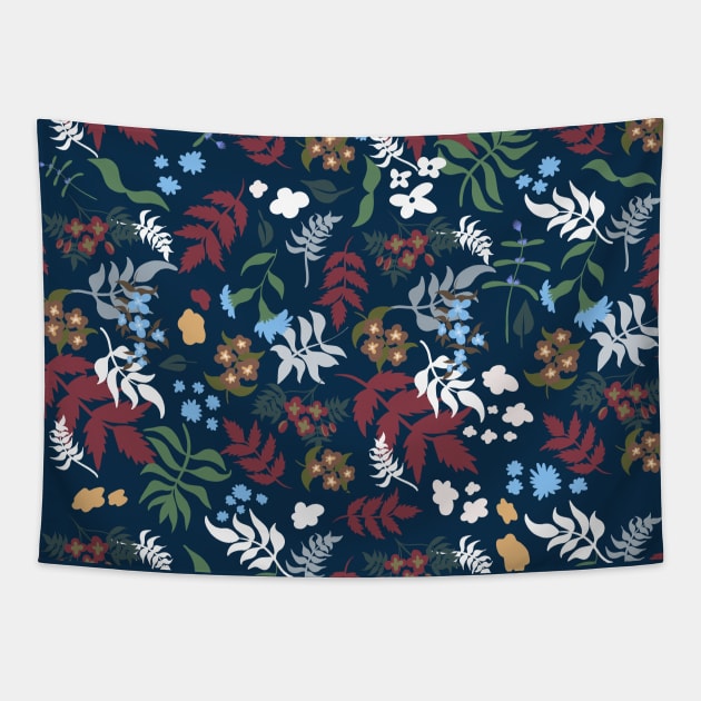 foliage pattern Tapestry by hdconnelly