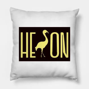 Heron Bird design Pillow