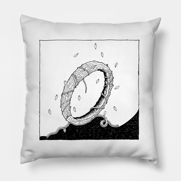 Nature Branch Ring Pillow by PrintablesPassions