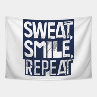 Grungy Fitness Motivation T-Shirt | Unisex Workout Apparel | Unique Funny Healthy Life Gift Idea for Sports Enthusiasts Tapestry