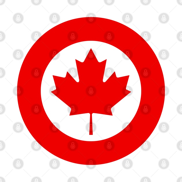 Canadian Roundel by OrangeCup