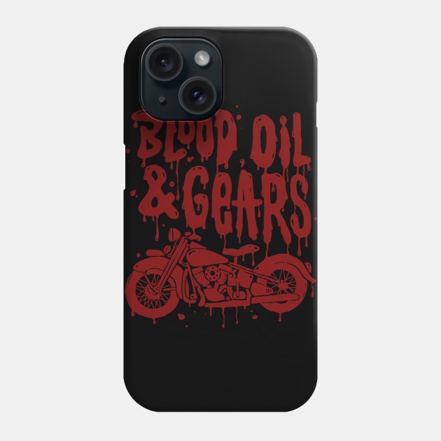 Blood, Oil & Gears Phone Case by Krobilad