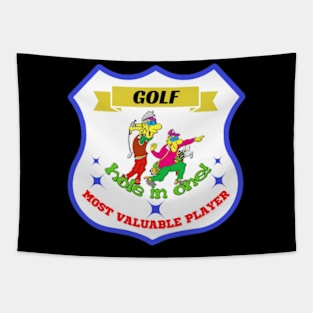 most valuable player Golf Tapestry