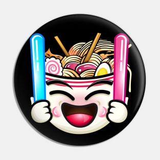 Ramen Glow Sticks Pin