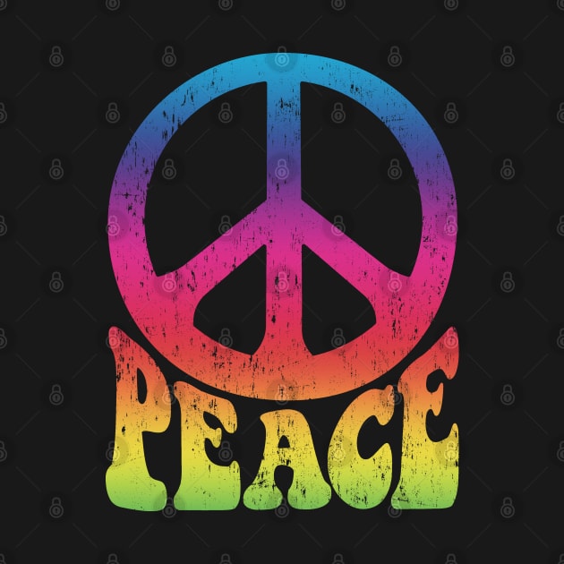 PEACE - Rainbow by mcillustrator