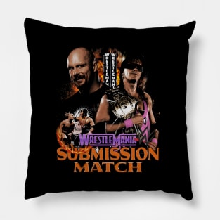 Bret Hart Vs. Stone Cold Steve Austin Submission Match Pillow