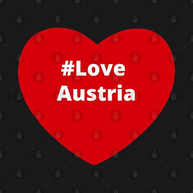 Love Austria - Hashtag Heart by support4love