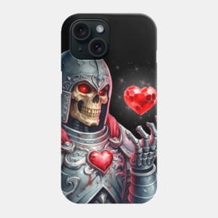 Skeleton Knight Finds Love Phone Case