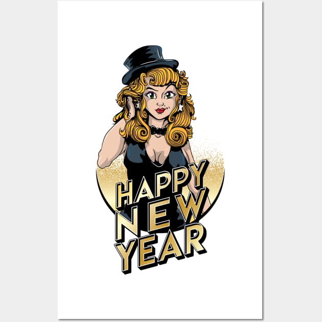 New Year's Eve - Cartoon - Posters and Art Prints | TeePublic