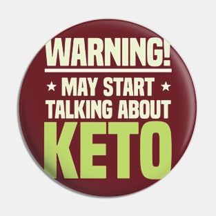 warning may start talking about keto Pin